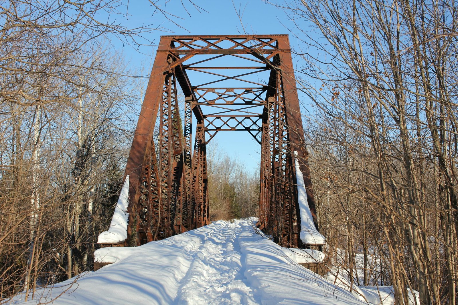 Looking east
